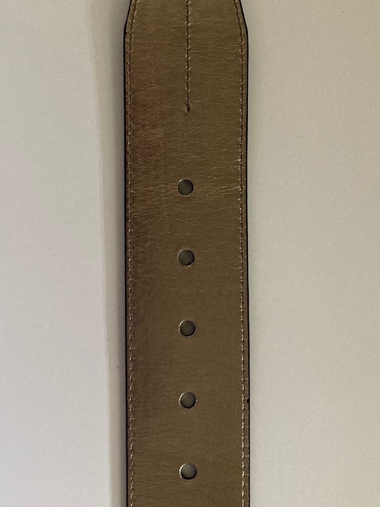 Michael Kors Black Suede Belt/Genuine Leather/Silver Tone Buckle/553309/XL/NWT! main image 6